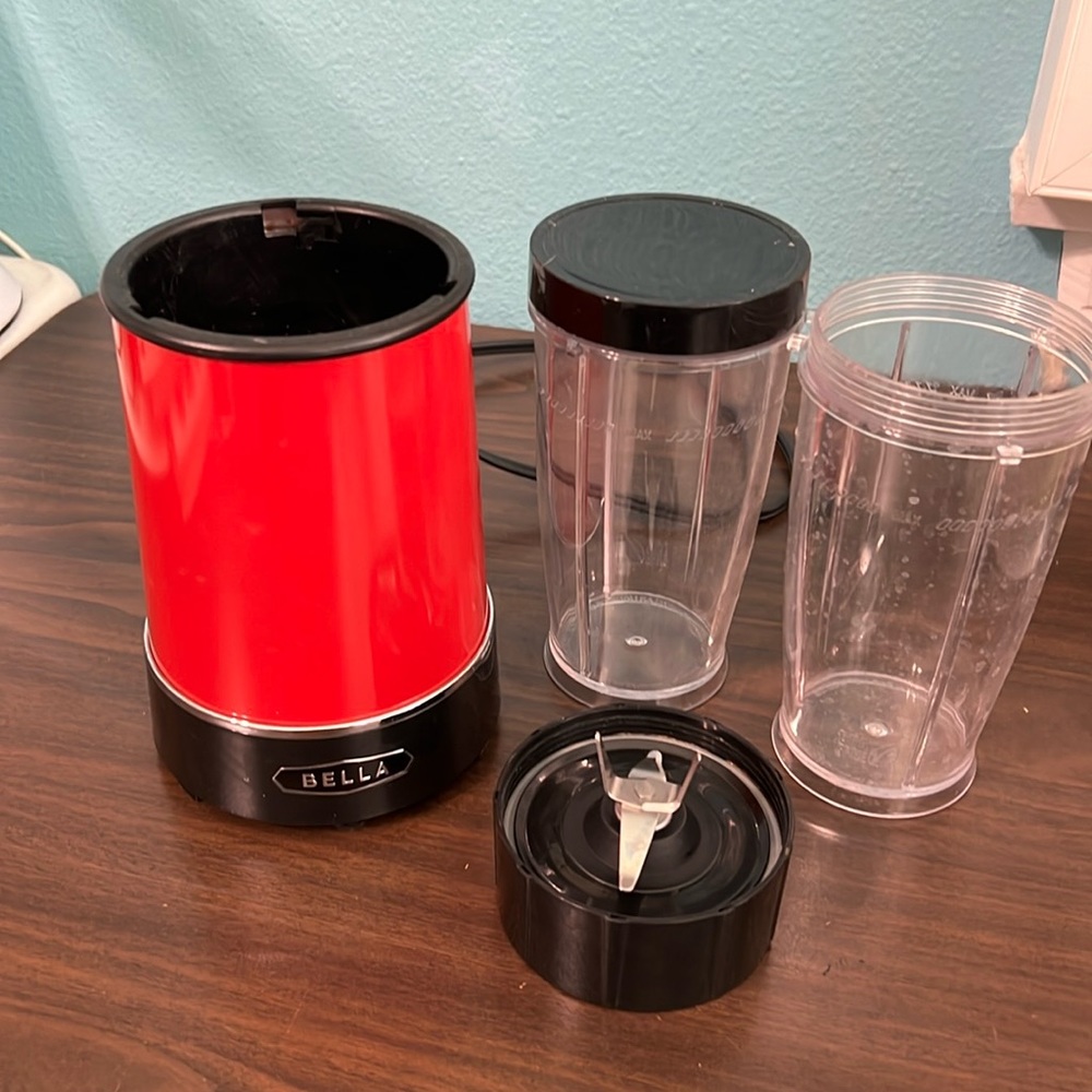 Bella Rocket Blender Set -Red